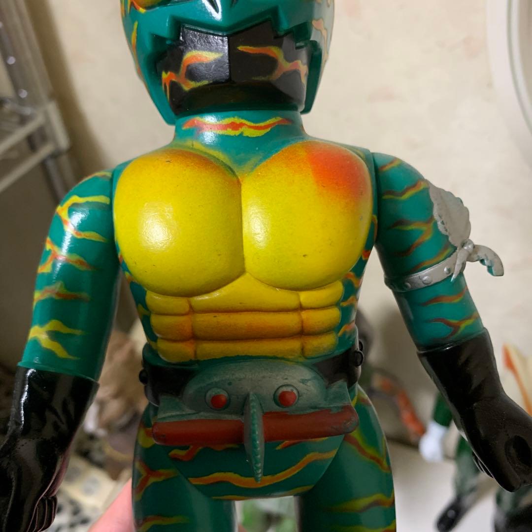旧バンダイ　仮面ライダーアマゾン　ソフビ