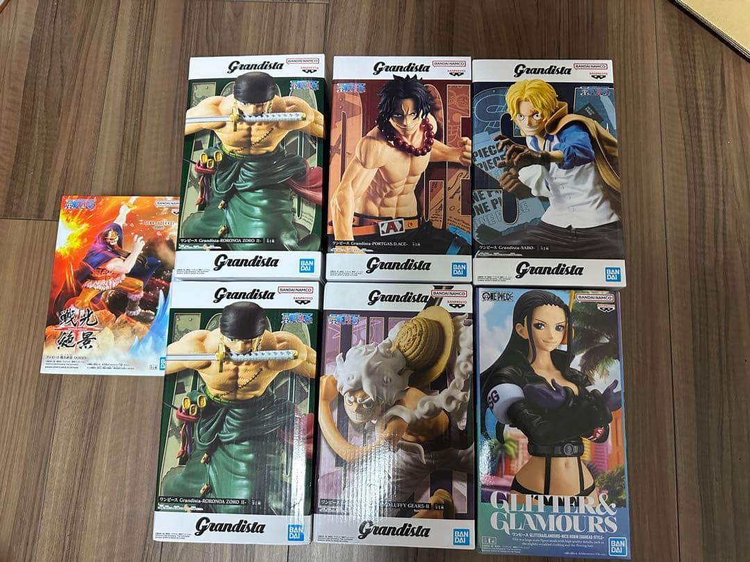 ワンピース Grandista フィギュアセット　七体