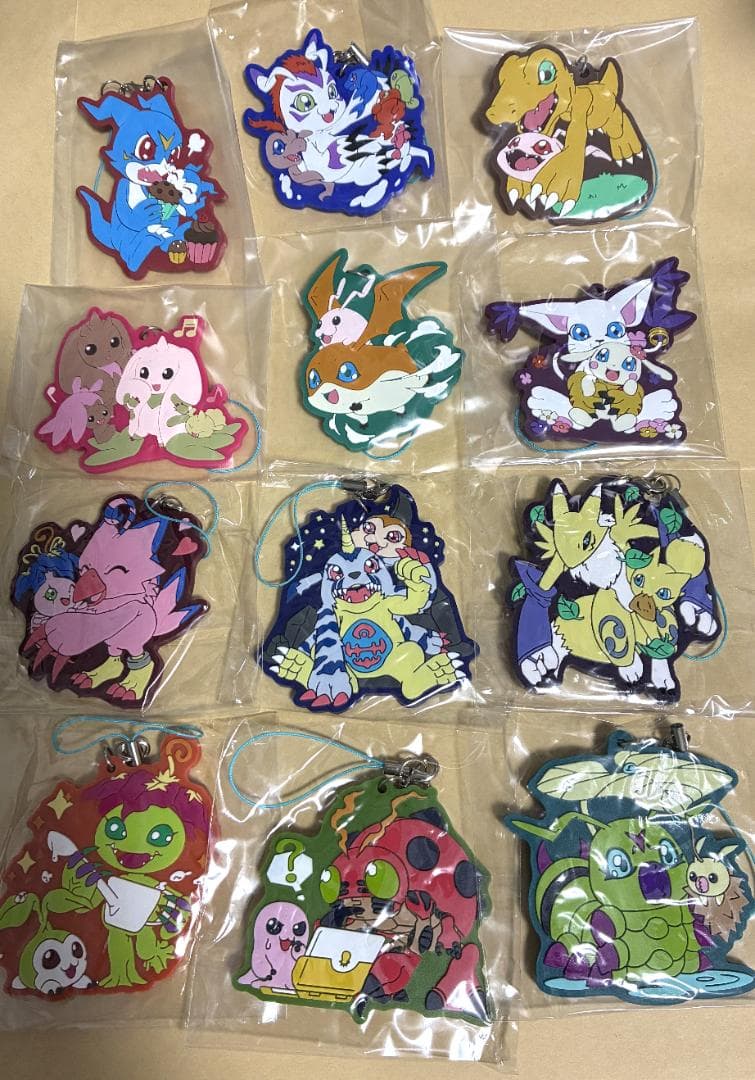 【新品】デジモンシリーズ ラバストコレクション Ver.1 Ver.2 コンプ