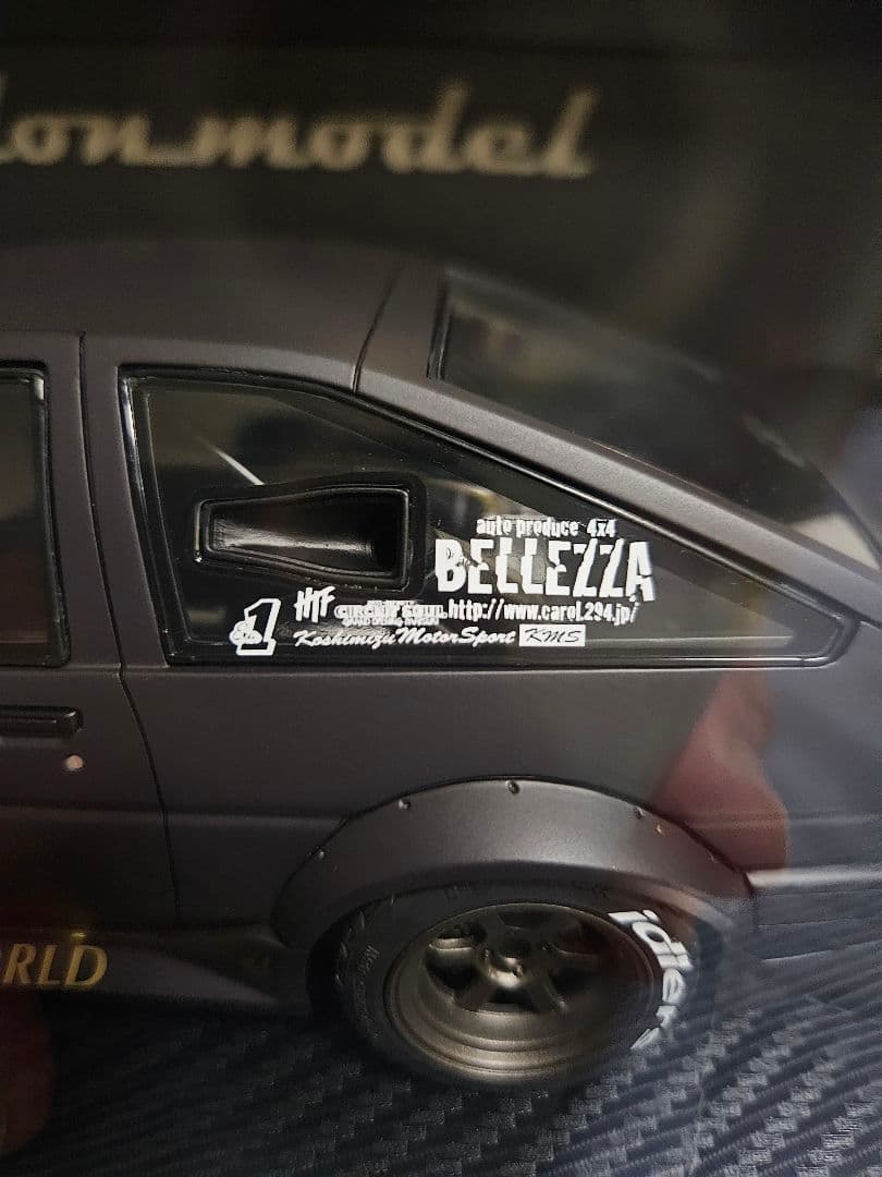 ミニカー ignitionmodel RWB AE86 Matte Black 1/18