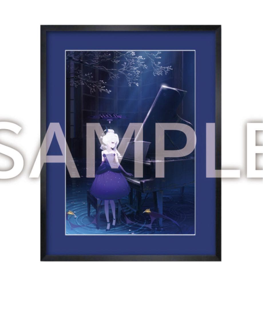 【最終価格】ブルーアーカイブ　額装イラスト　陽ひらく彼女たちの小夜曲