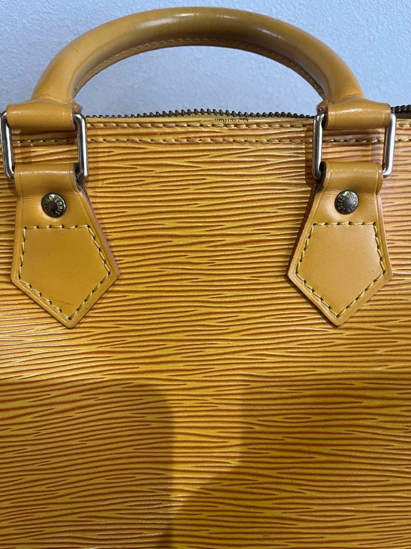 ルイヴィトン エピ スピーディ25 タッシリイエロー ハンドバッグ 正規品