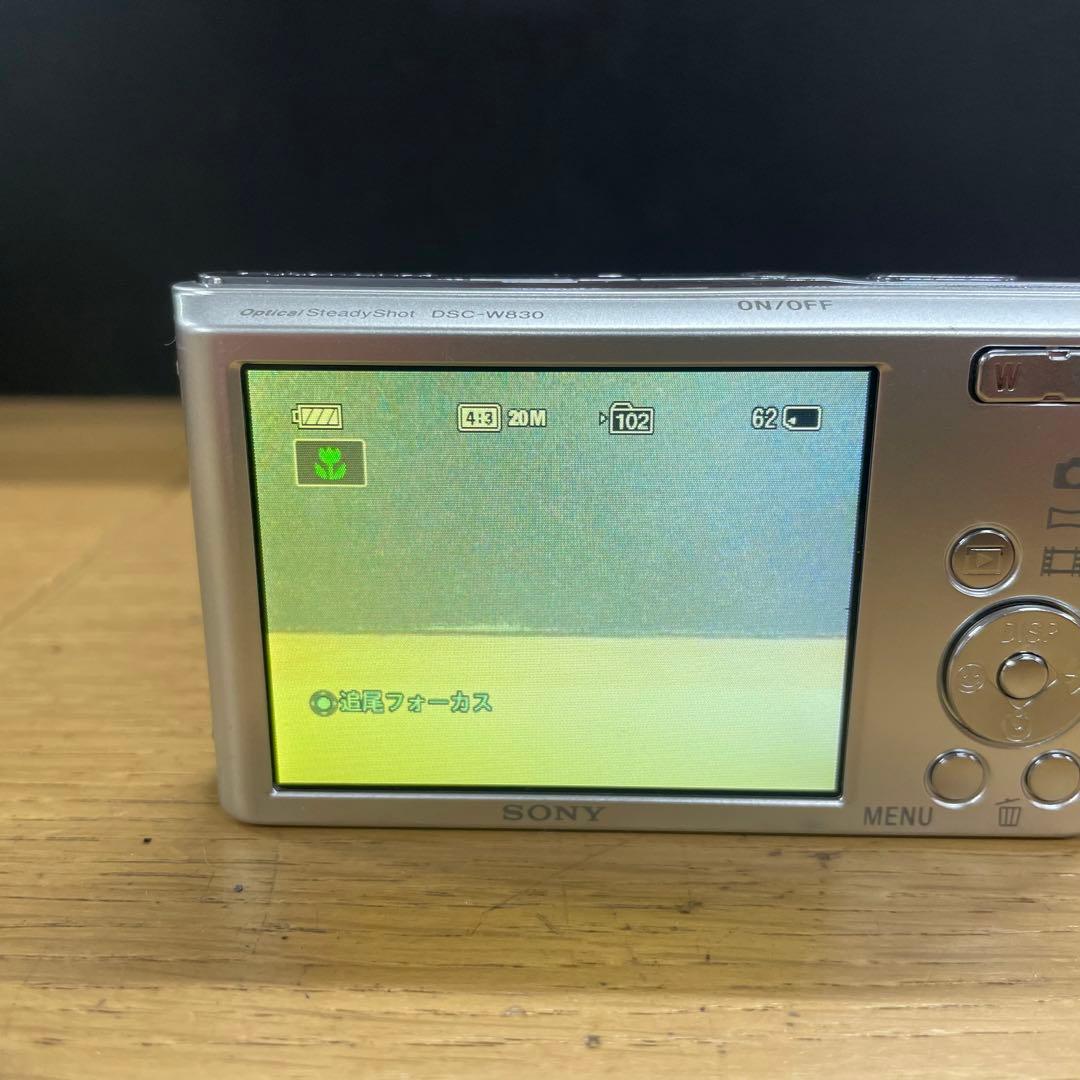 動作品 SONY CyberShot DSC-W830 コンパクトデジタルカメラ