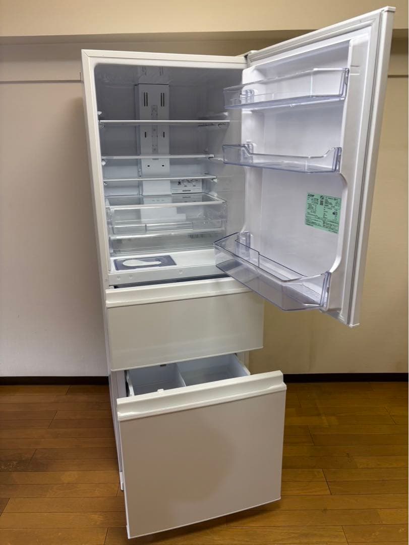 3ドア冷蔵庫 2024年製 【三菱 MR-C33J-W 330L 】※関東圏限定
