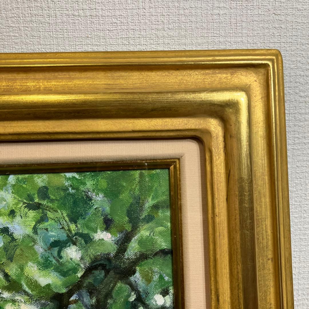 油彩　水谷方早子「ノルマンディ風景　M8」