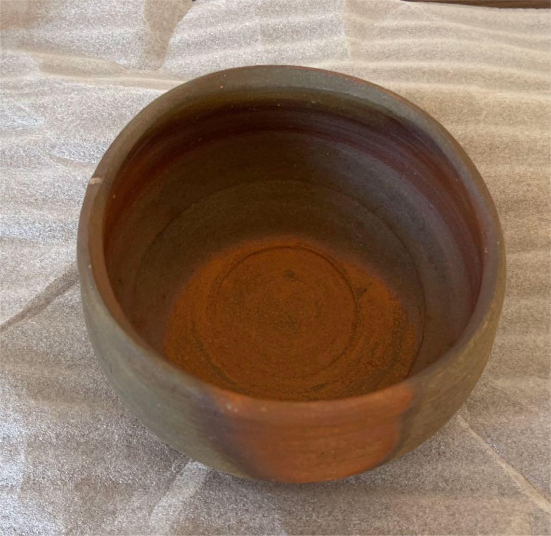 備前焼　抹茶茶椀　中村真　中村眞　新品未使用品