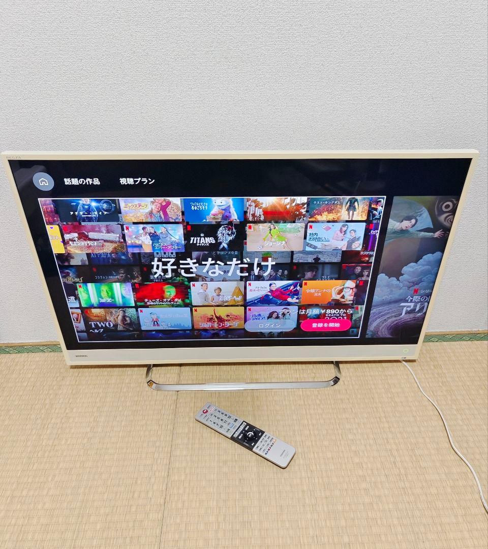 まちこ //////////4K東芝 40型 スマートテレビ✨映り超綺麗
