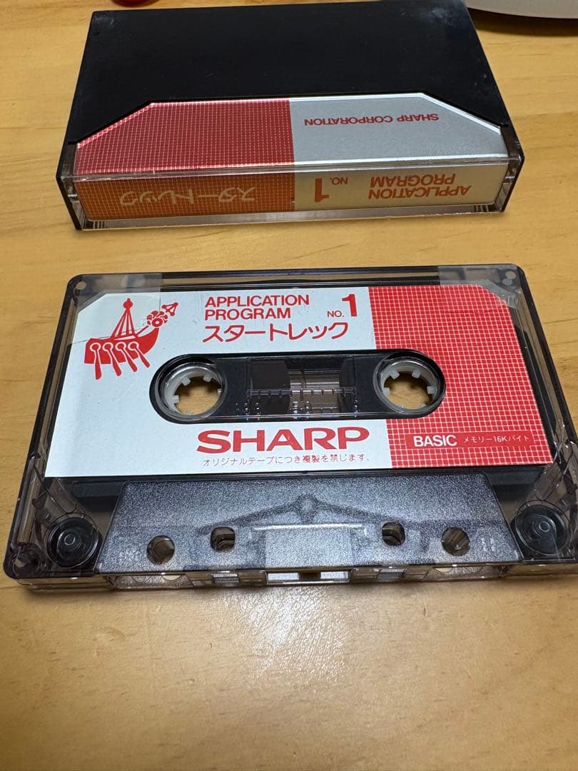 SHARP スタートレック No.1 カセットテープ