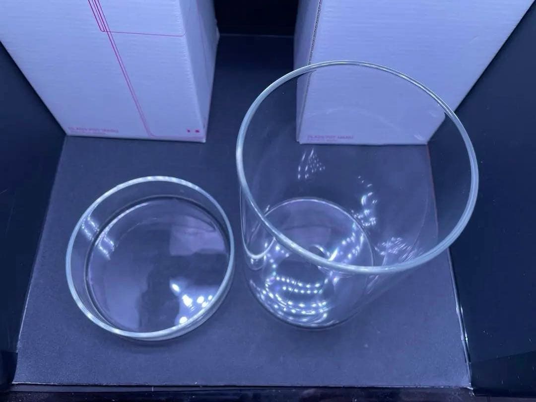 DOOA ガラスポット MARU95 通気穴無し 【廃盤】　3個セット