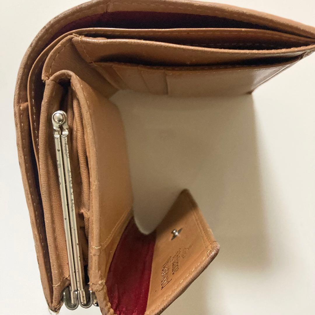 Vivienne Westwood ボーンモチーフ 編み込み二つ折り財布