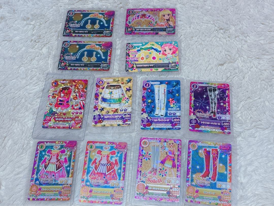 アイカツカード ソレイユ プレミアム レア ユニットピンクパレード まとめ売り