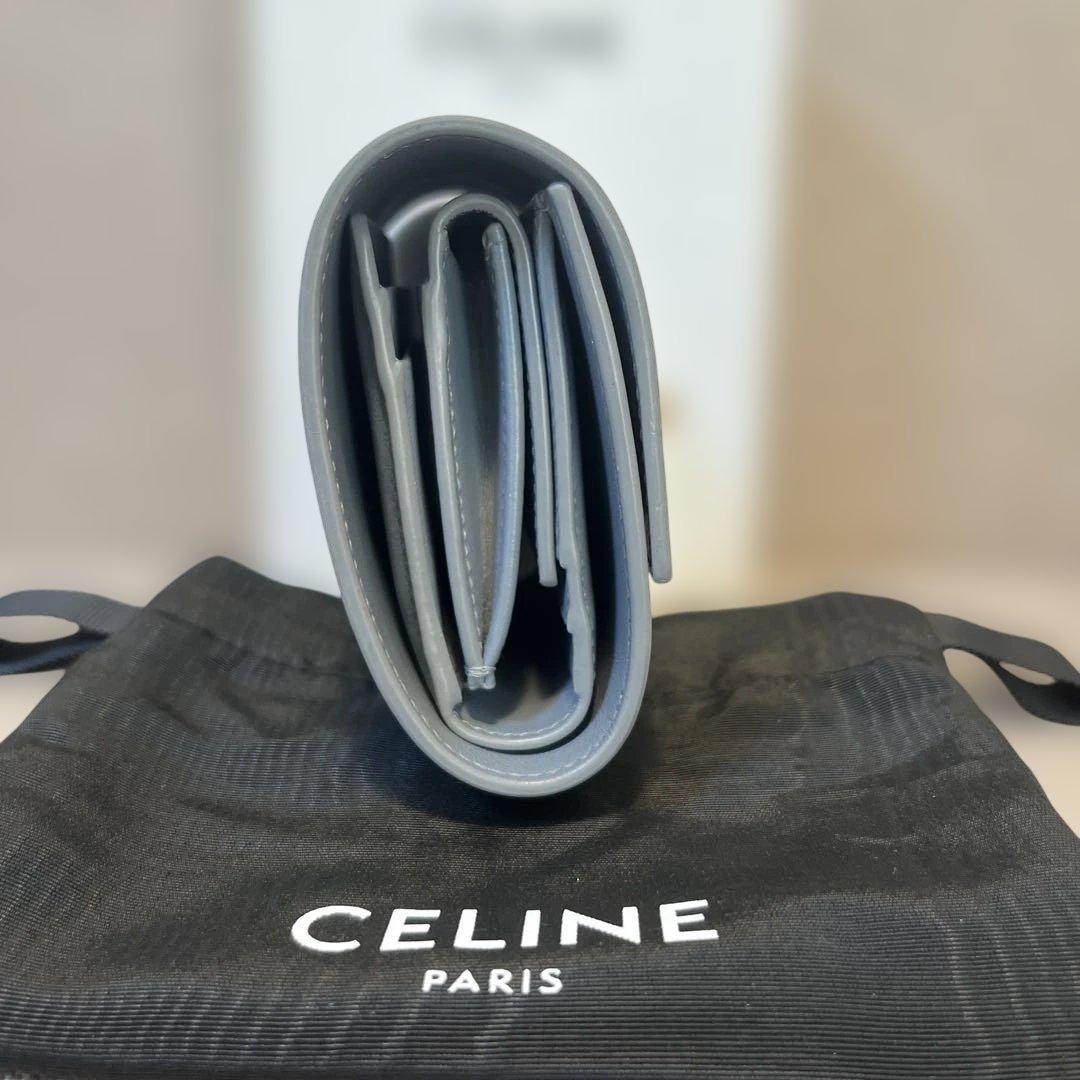 SALE ⟡.*セリーヌ ⟡.*スモール トリフォールドウォレット 16セーズ