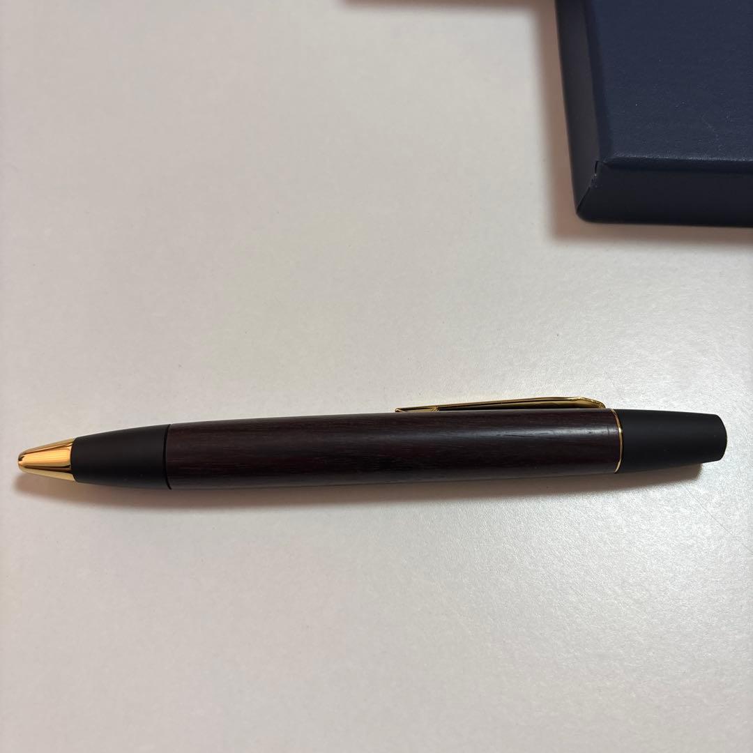 野原工芸 キングウッド ボールペン ロータリー ゴールド