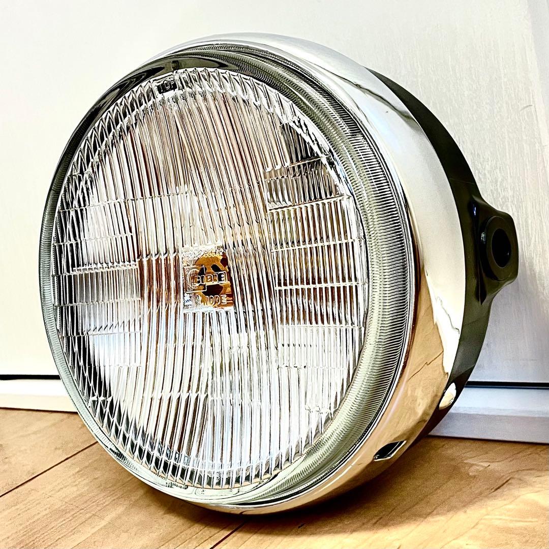 当時物 シビエ 凹み ヘッドライト CIBIE スーパーオスカー マーシャル