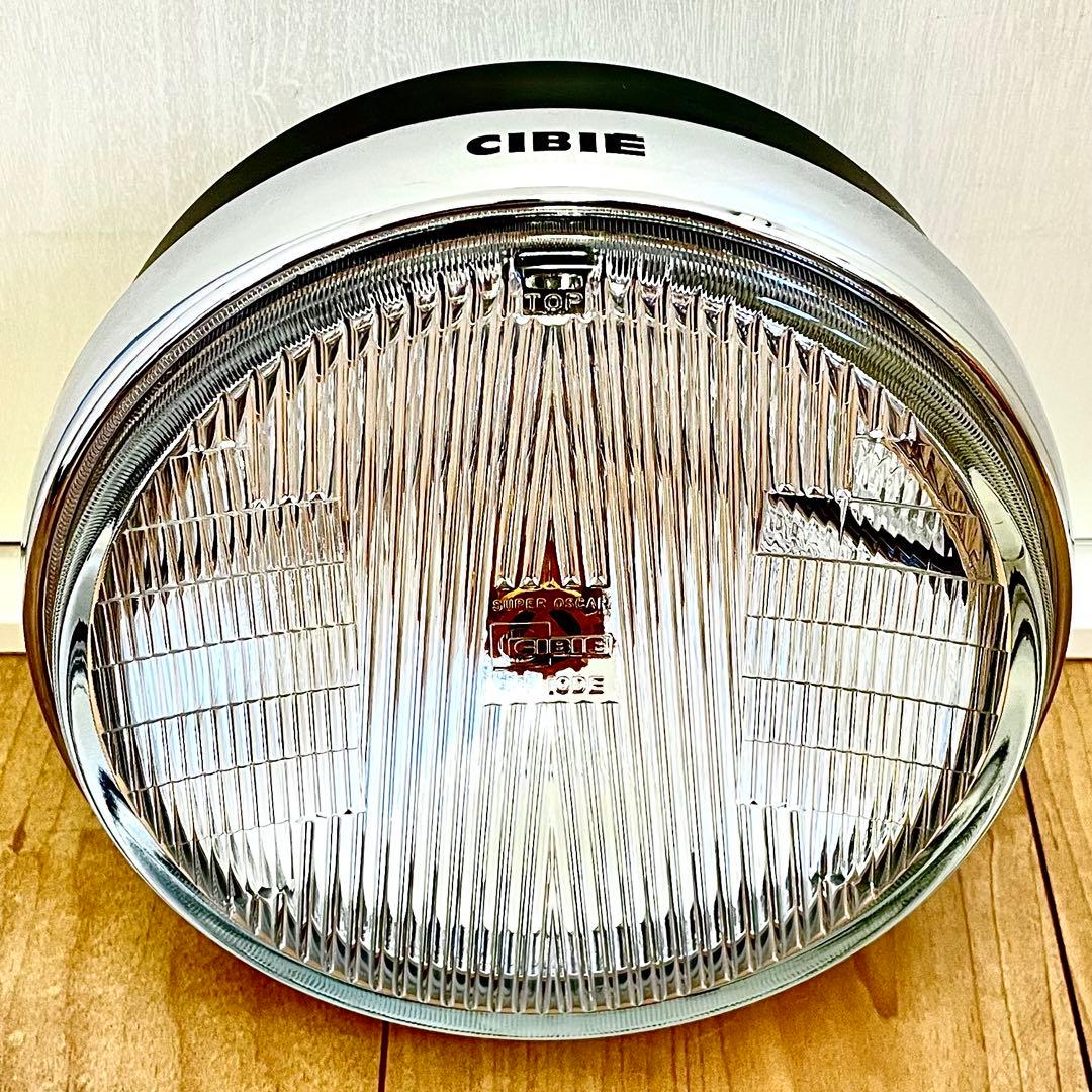 当時物 シビエ 凹み ヘッドライト CIBIE スーパーオスカー マーシャル