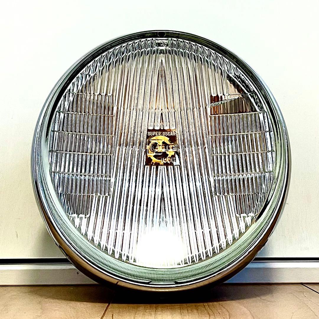 当時物 シビエ 凹み ヘッドライト CIBIE スーパーオスカー マーシャル