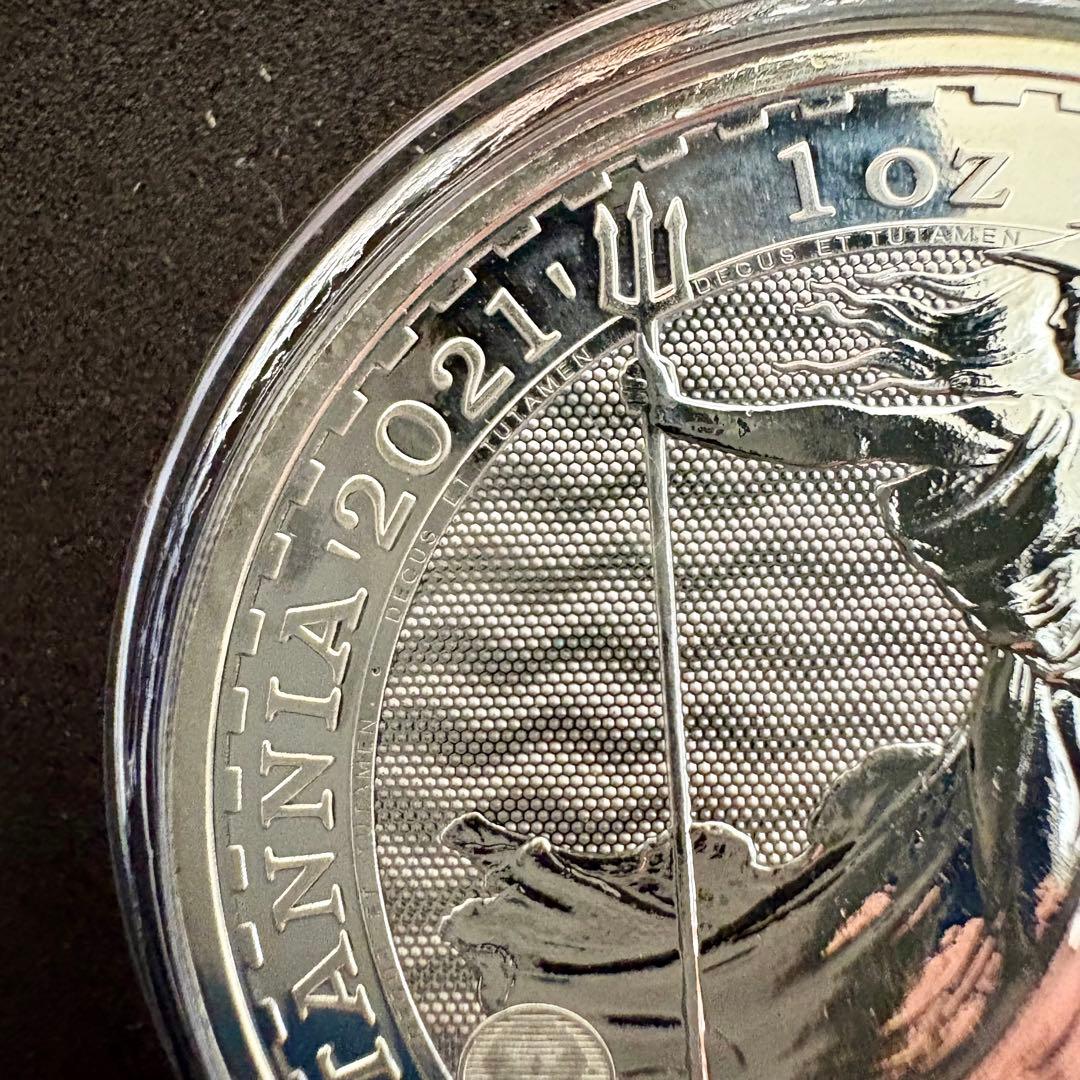 2021年 イギリス ブリタニア銀貨 1オンス