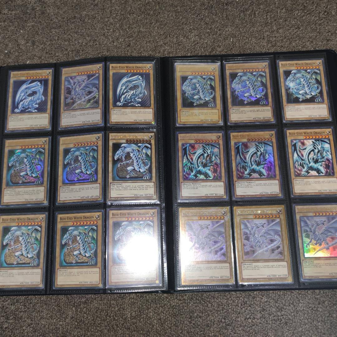 【希少型番多数】青眼の白龍 108枚、青眼の亜白龍 27枚 バインダー セット