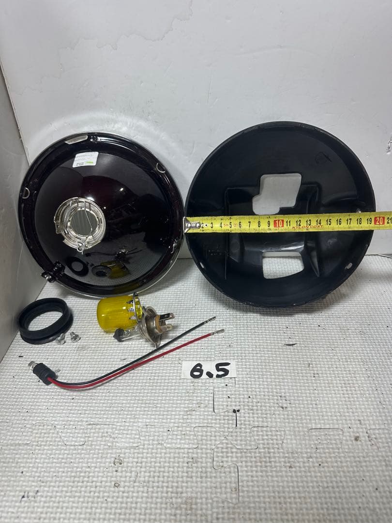 新品/希少当時物シビエスーパーオスカー180πシビエ凹みレンズ付きヘッドライト