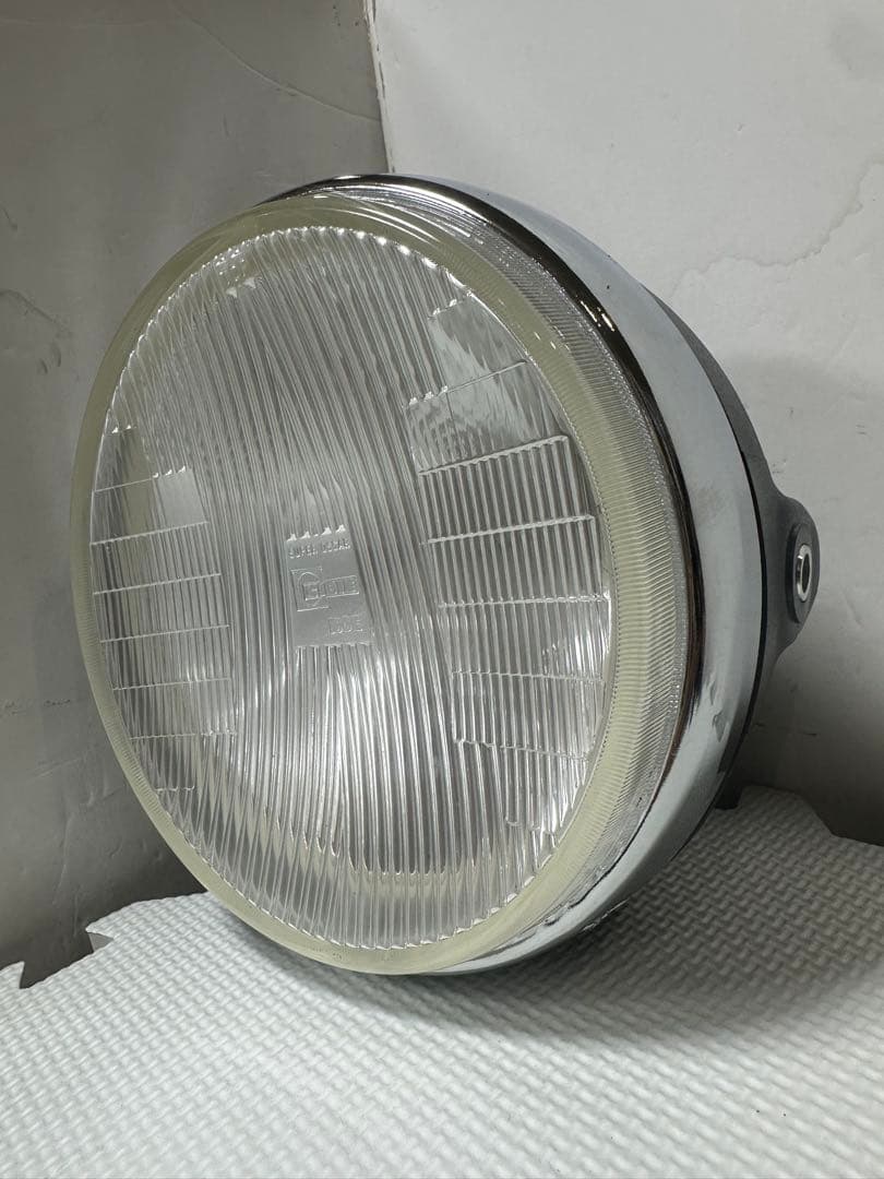 新品/希少当時物シビエスーパーオスカー180πシビエ凹みレンズ付きヘッドライト