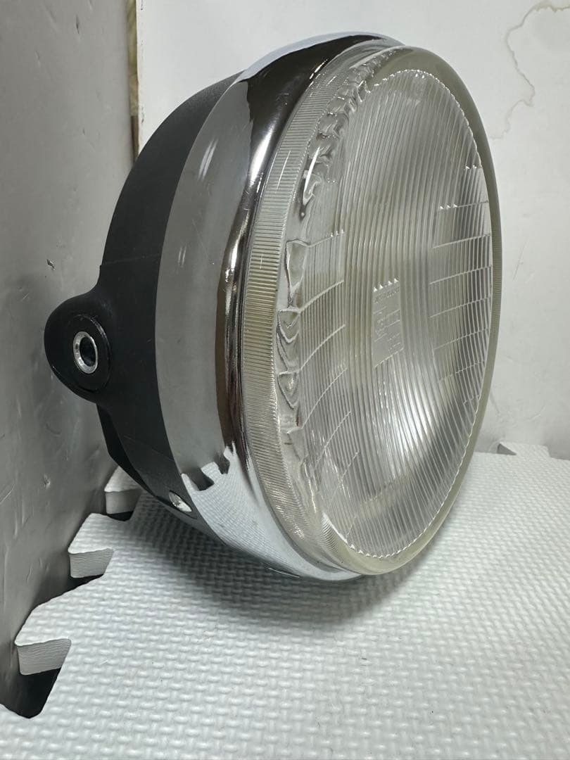 新品/希少当時物シビエスーパーオスカー180πシビエ凹みレンズ付きヘッドライト