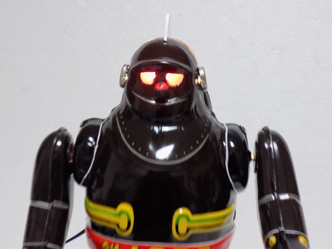 ビリケン　ブリキ　電動リモコン　鉄人28号　焦茶　動作品