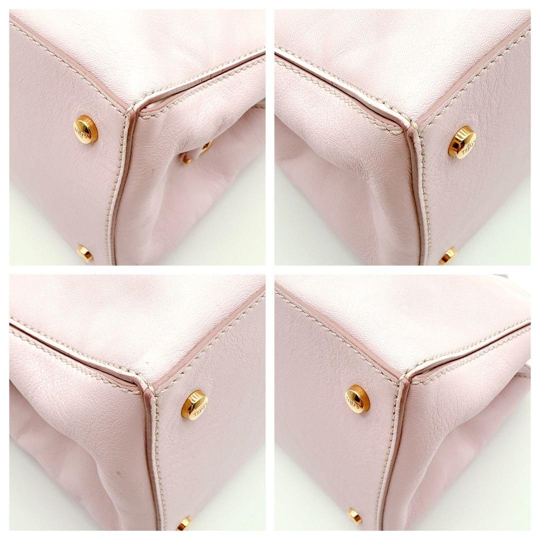 トッズ Dキューブ ミニ ボストン 2WAY ショルダーバッグ ハンド トート