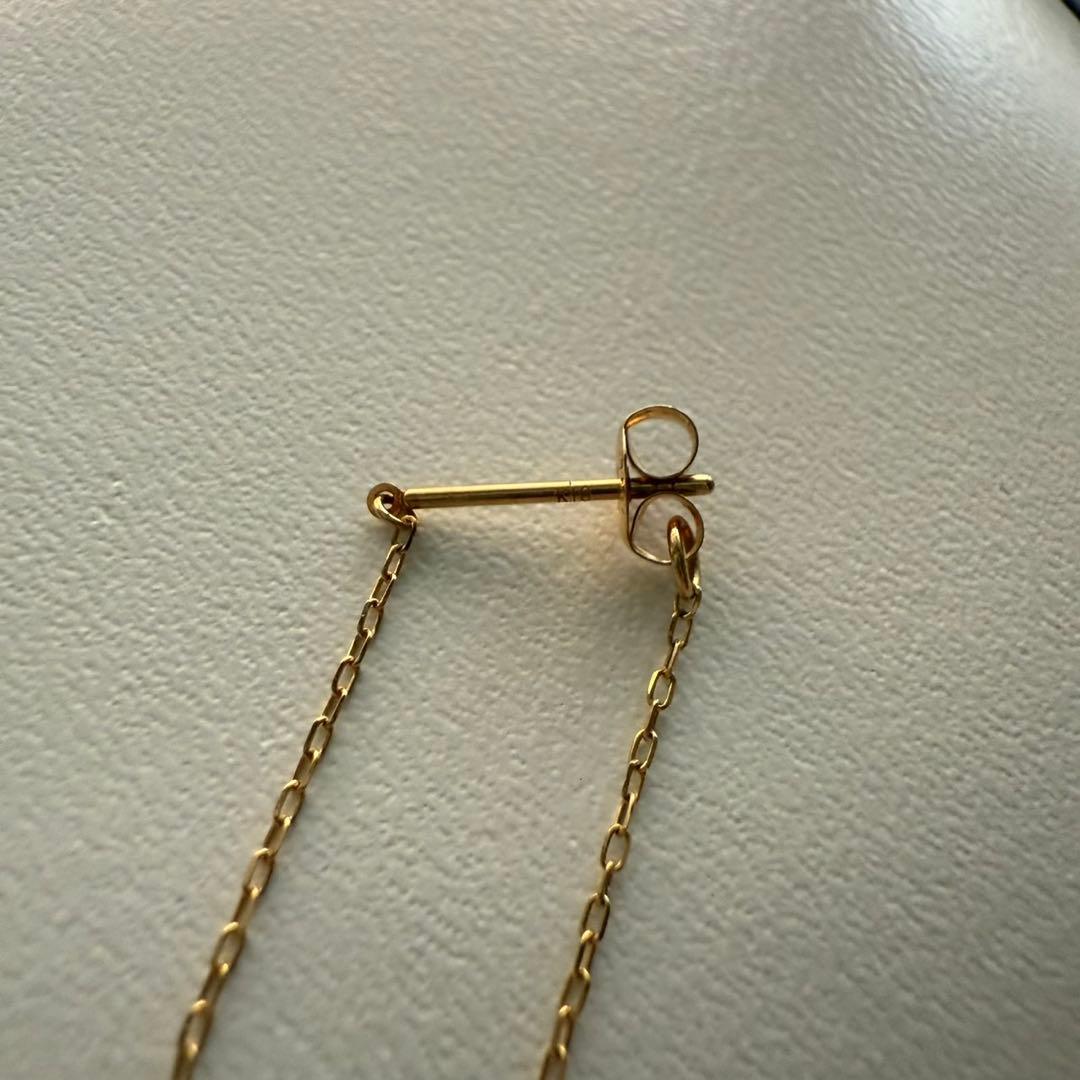 ete エテ K18 e_Grain グレイン フープ ピアス ゴールド