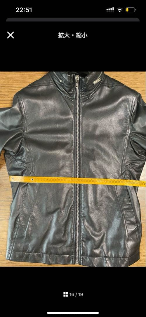 1*3様 金欠特別価格rick owens レザージャケット