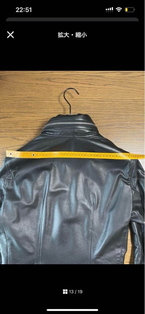 1*3様 金欠特別価格rick owens レザージャケット