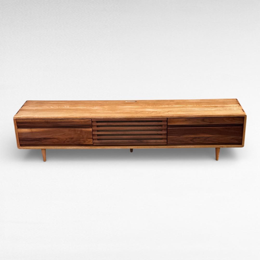 アクタス レリーフ テレビボード 180 タモ無垢