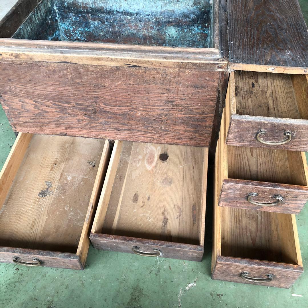 アンティーク 長火鉢