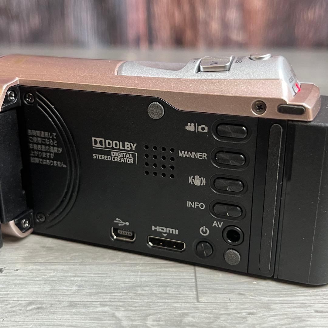 JVC Everio ビデオカメラ GZ-E600-N 本体 ピンク 説明書付