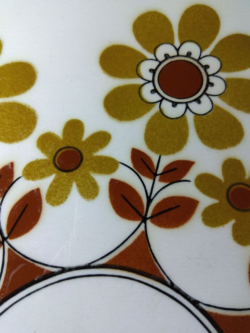 昭和レトロ　ミカサセラ ストーン　日本製　大皿　当時物　約31.5㎝×2.7㎝