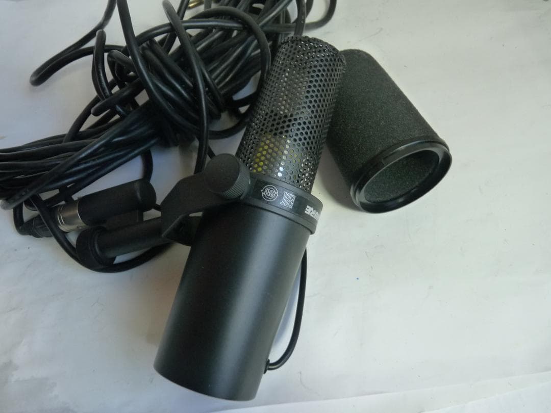 SHURE SM7B ダイナミックマイク ポップフィルター付き
