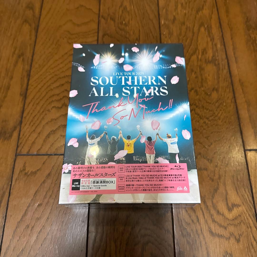 サザンオールスターズ「THANK YOU SO MUCH」ブルーレイ缶バッチ付