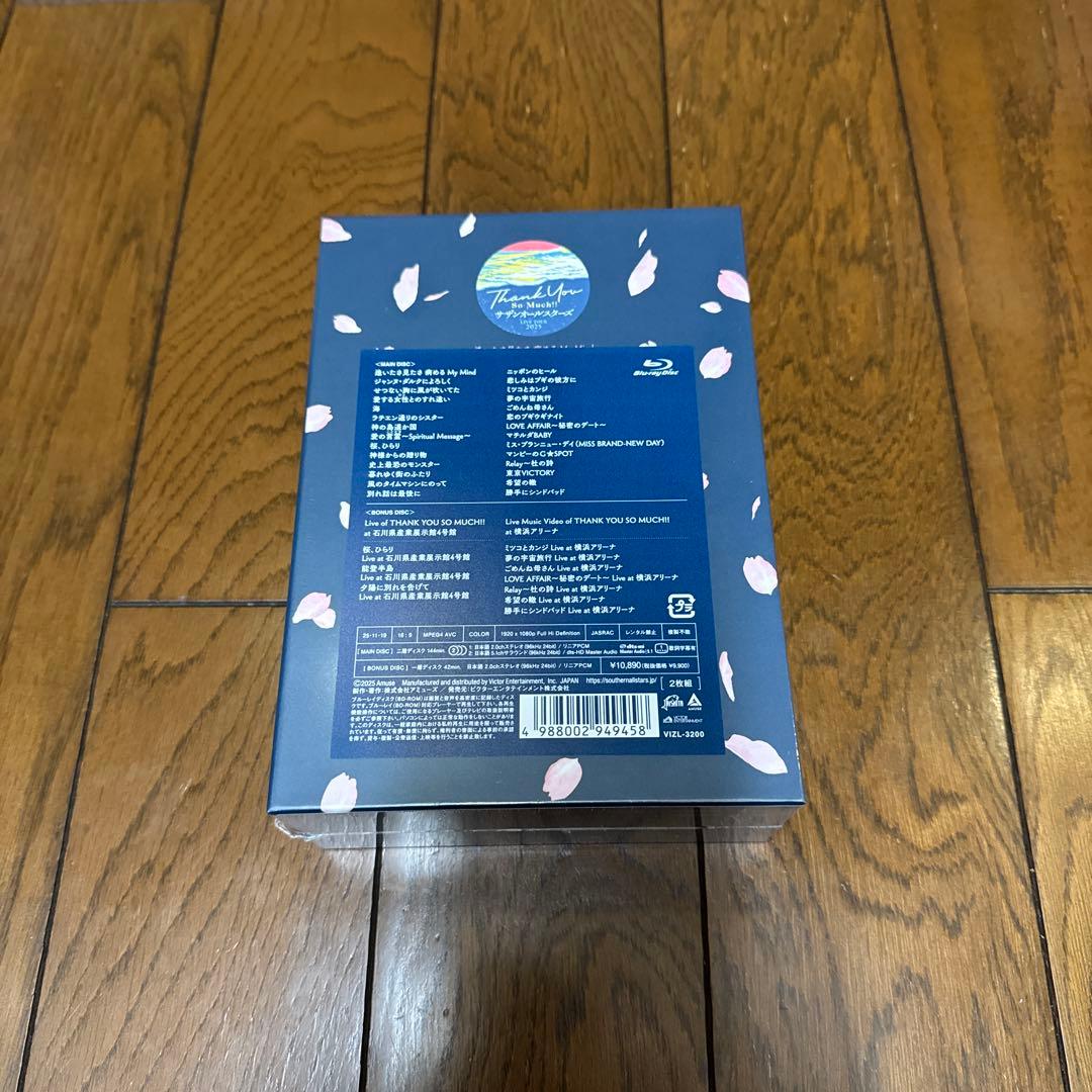 サザンオールスターズ「THANK YOU SO MUCH」ブルーレイ缶バッチ付