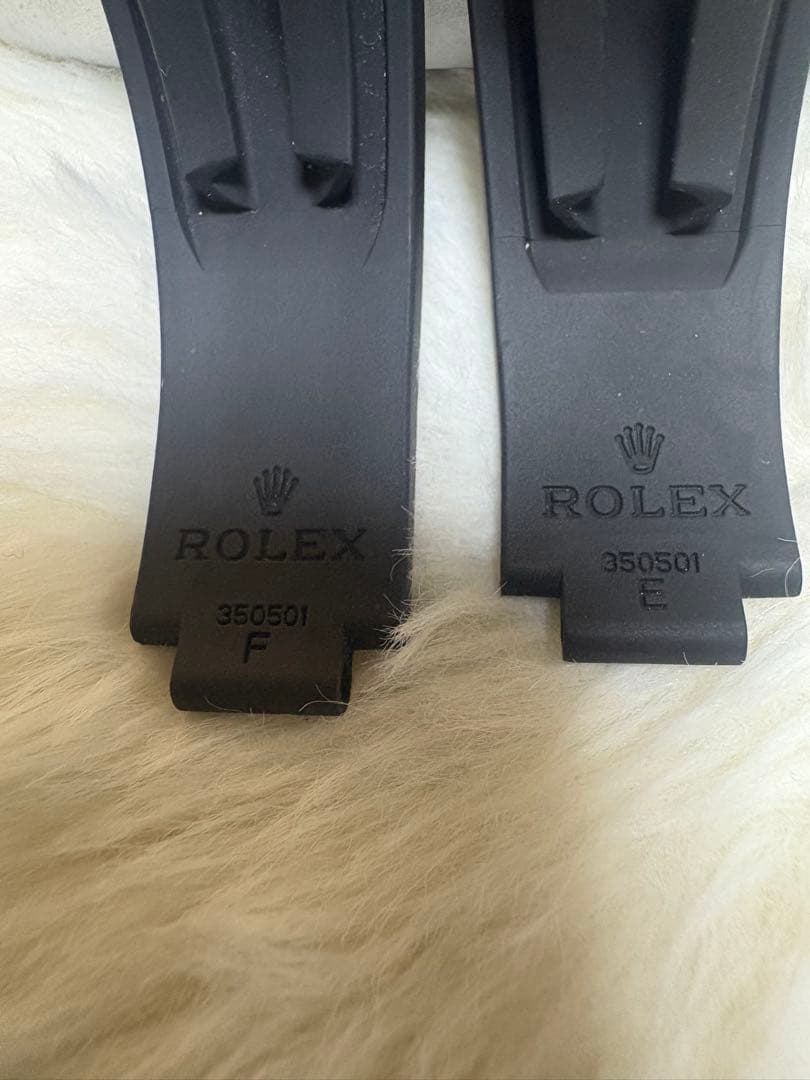 美品‼️ロレックスオイスターフレックスラバーベルト 350501 F/E