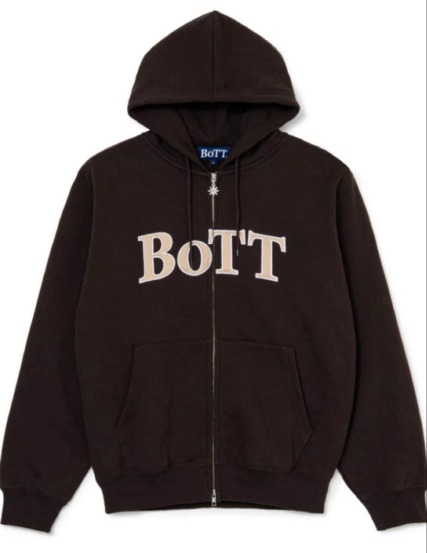 トップス Bott OG Logo Zip Hoodie Brown