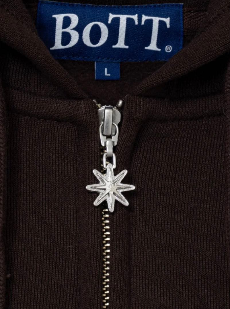 トップス Bott OG Logo Zip Hoodie Brown