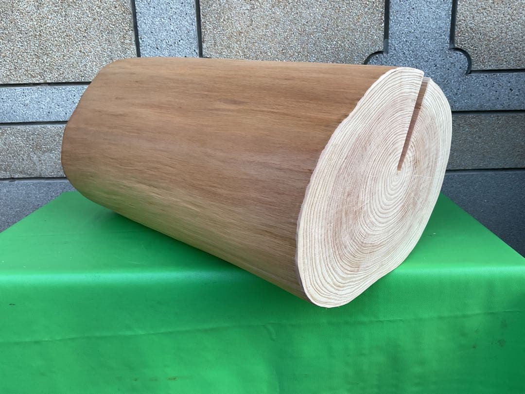 木製 切り株型 スツール