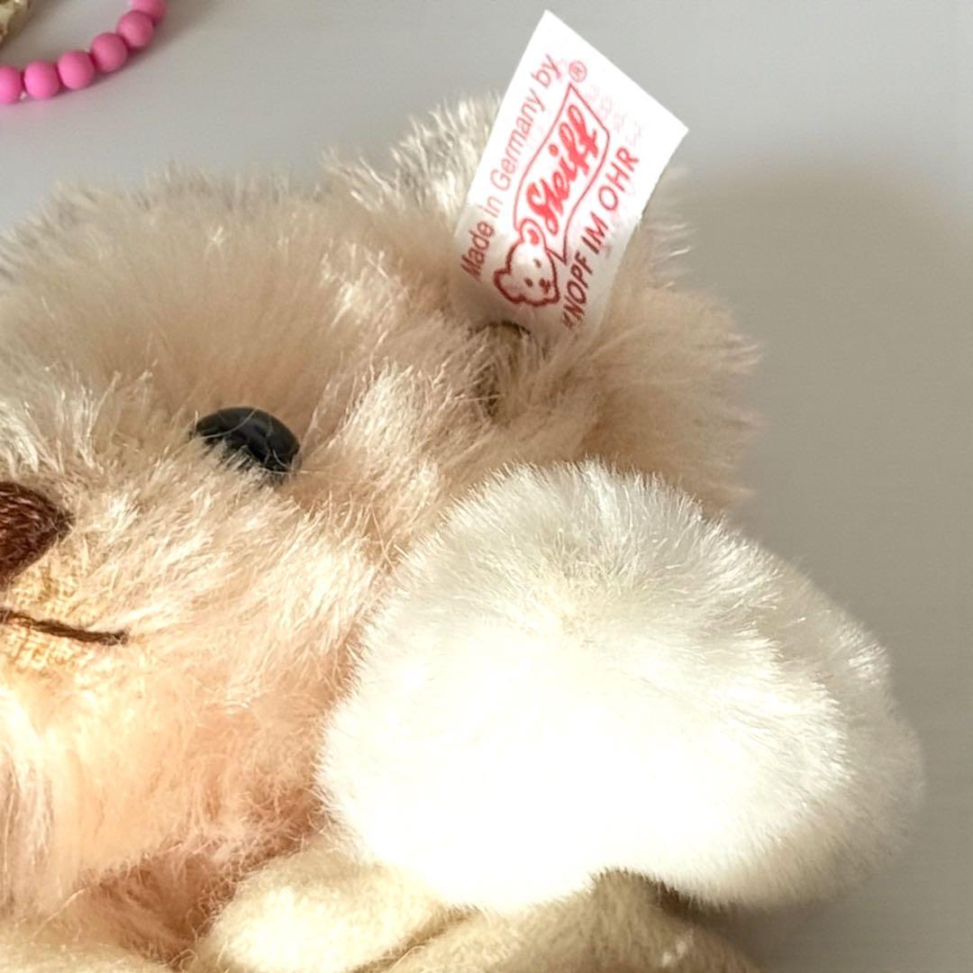 シュタイフ Steiff テディベア リトル サンタ ピンク 木箱 証明書 完品