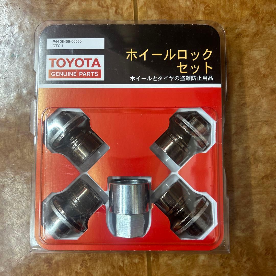 トヨタ純正オプション 40ヴェルファイア ホイールロックナット クロームメッキ