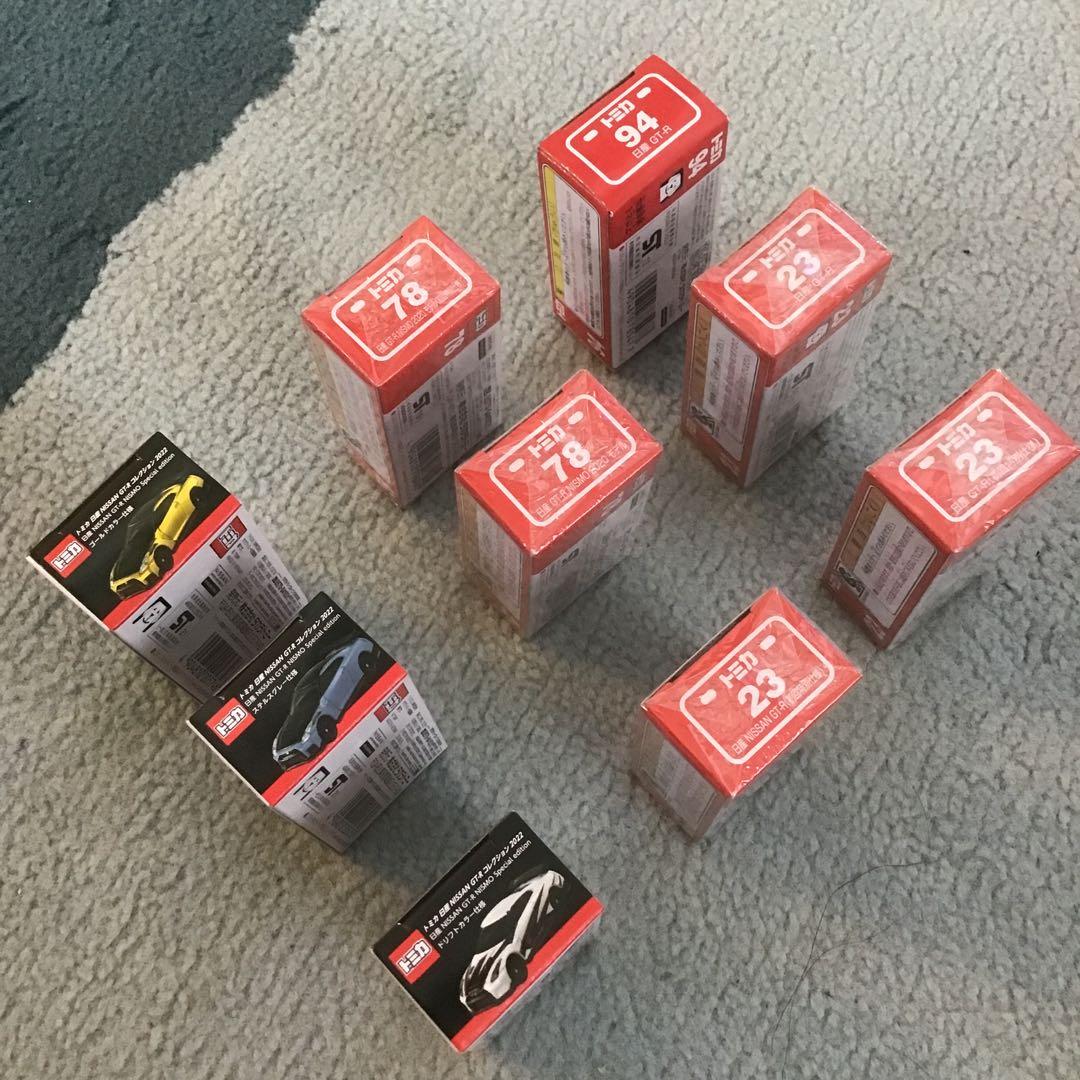 トミカ NISSAN GT-R ミニカー 9台セット