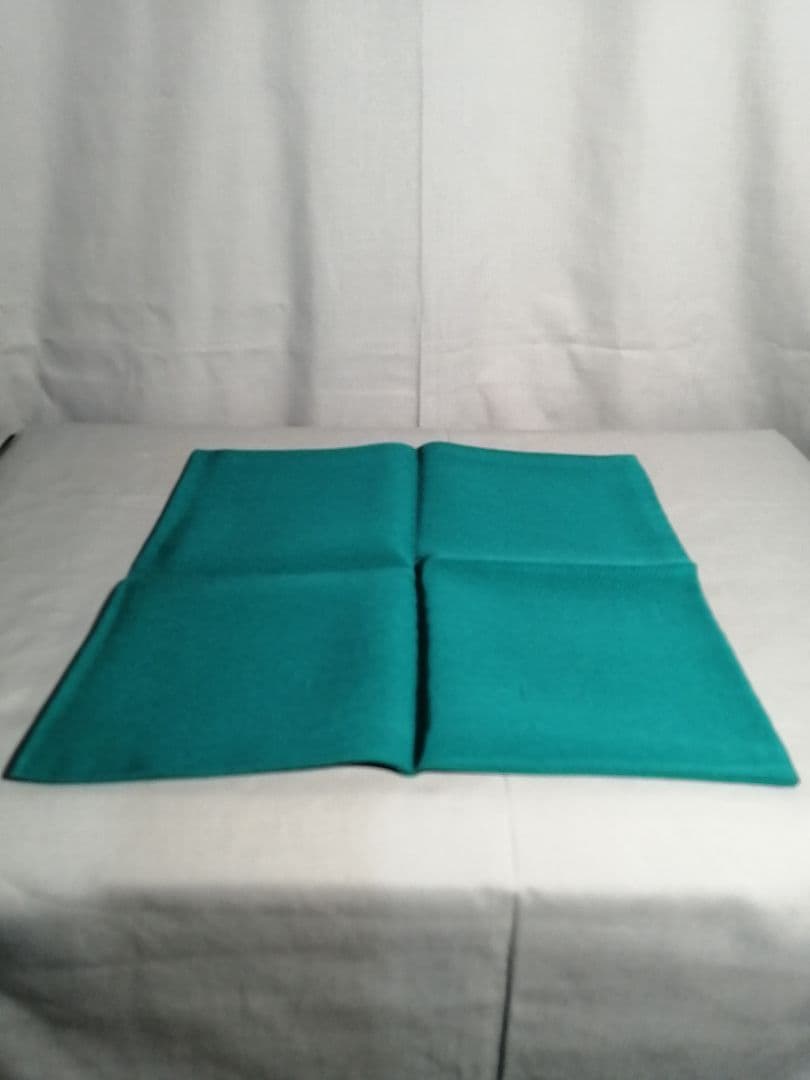 【茶道具】千家十職袋師土田友湖作表千家即中斎筆『善来』文字踊桐染服紗　出帛紗76