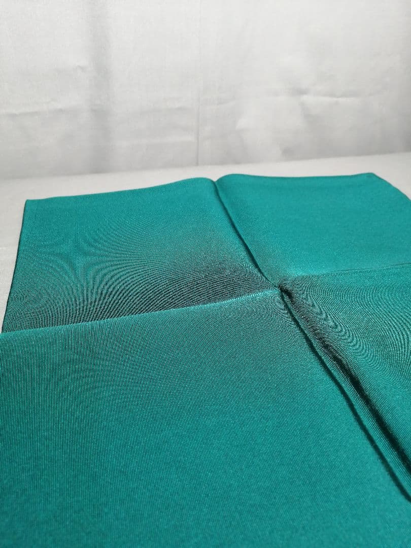 【茶道具】千家十職袋師土田友湖作表千家即中斎筆『善来』文字踊桐染服紗　出帛紗76