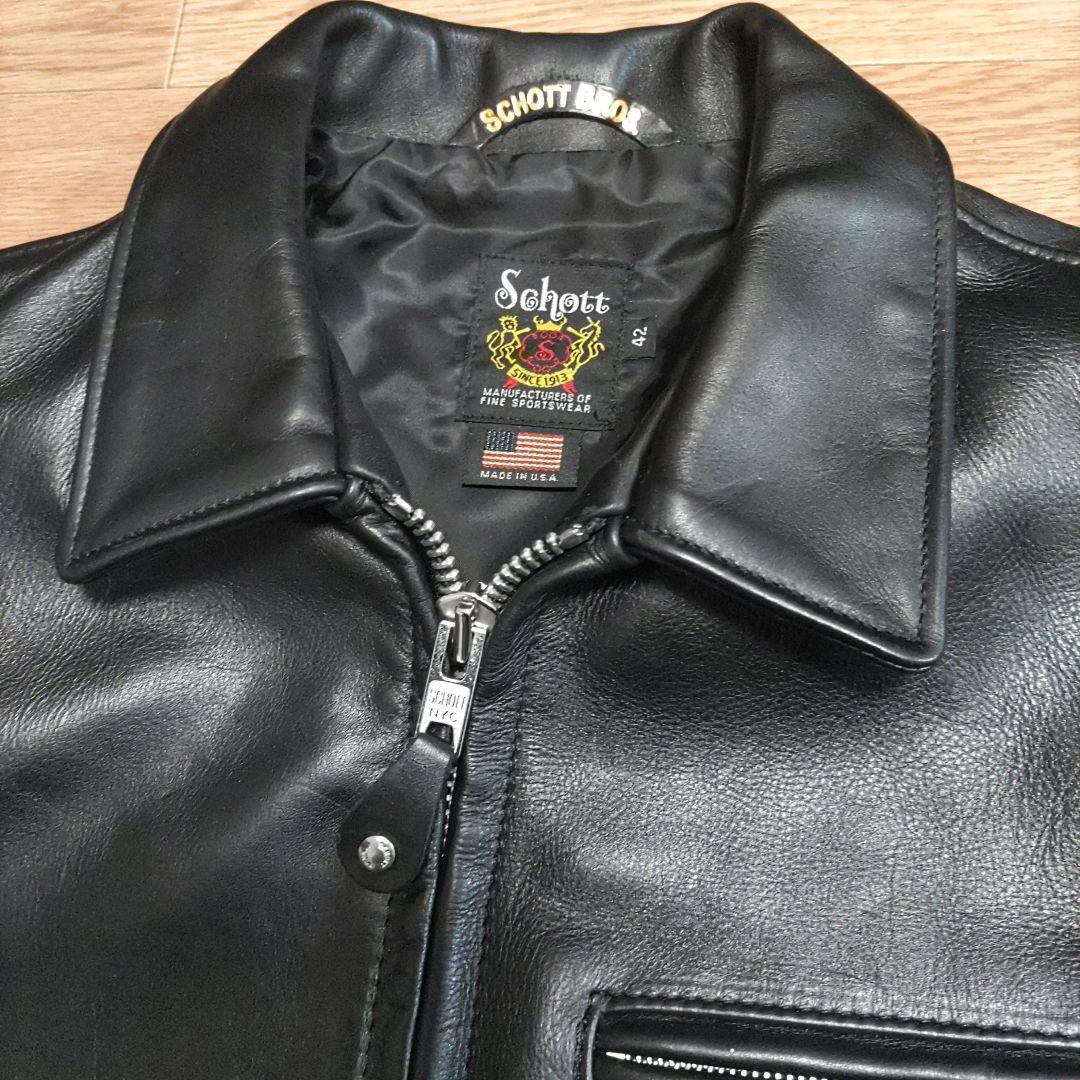 【42サイズ】Schott 103US レザートラッカージャケット