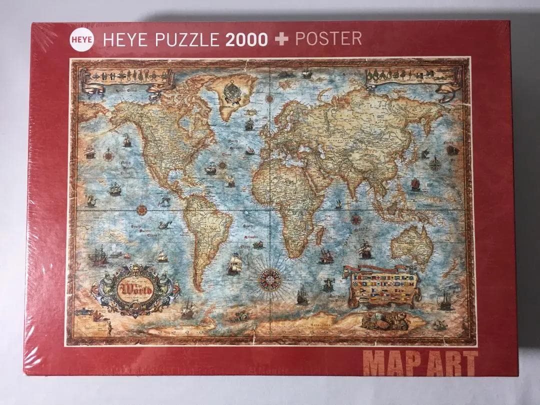 ジグソーパズル HEYE PAZZLE(2000piece) Map Art 29845