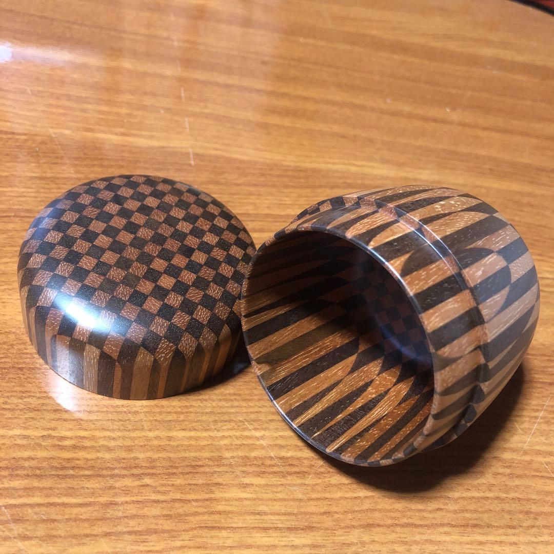 寄木細工 箱根細工 棗 なつめ 茶入れ 無垢 合子 茶道具 茶道 抹茶 茶筒