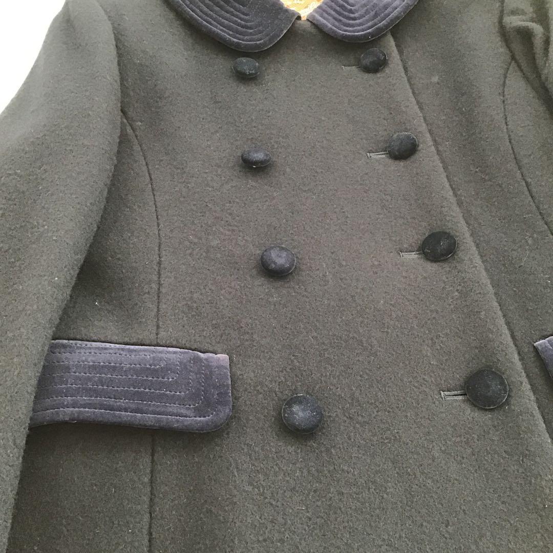 familia　ファミリア　ウール　コート　ネイビー　140 フォーマル